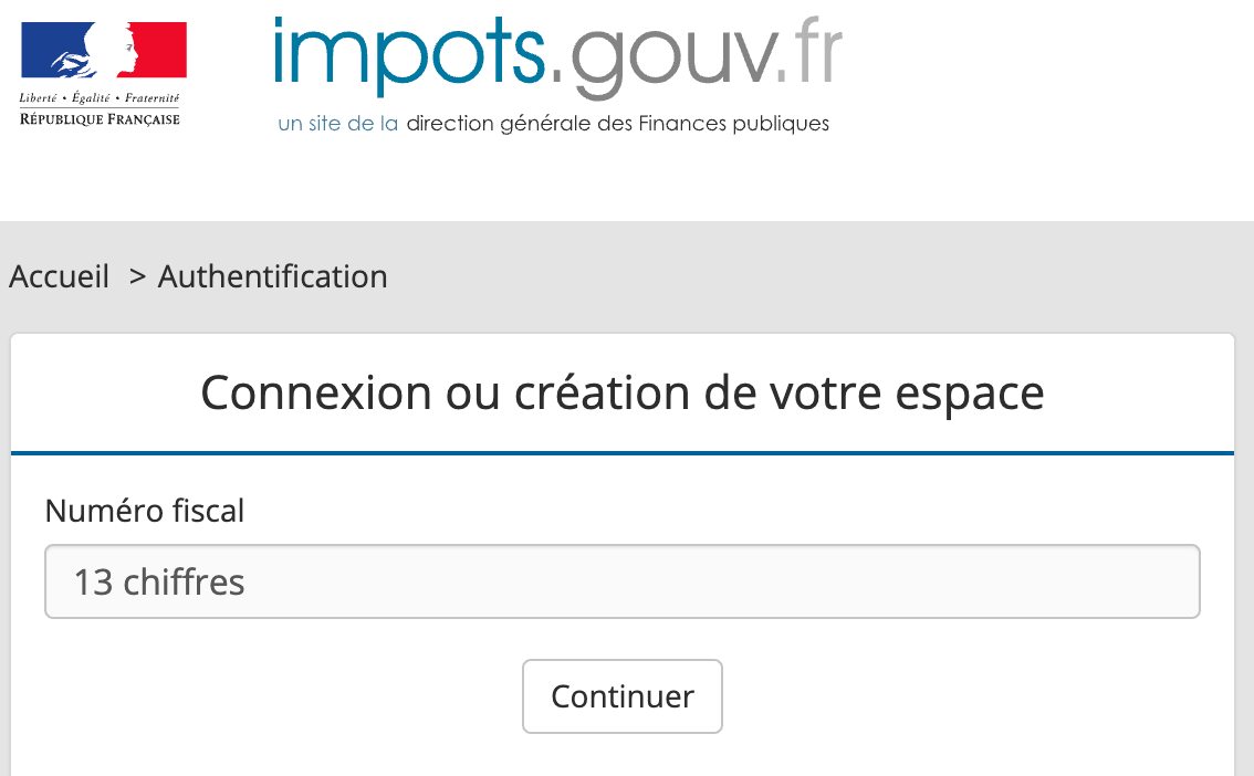 impots.gouv.fr login